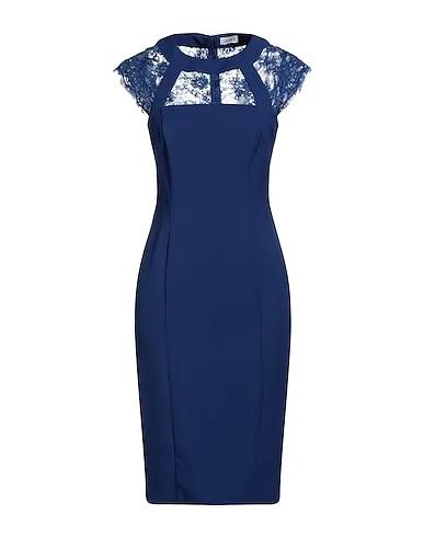 Blue Crêpe Elegant dress