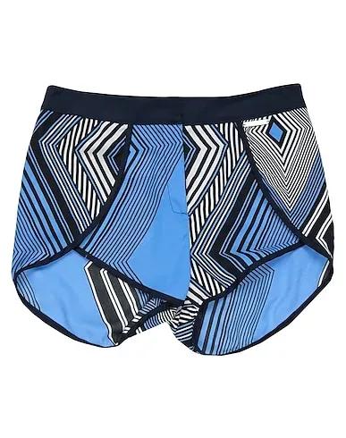 Blue Crêpe Shorts & Bermuda