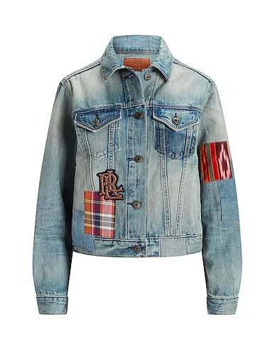 Blue Denim Denim jacket PATCHWORK DENIM TRUCKER JACKET