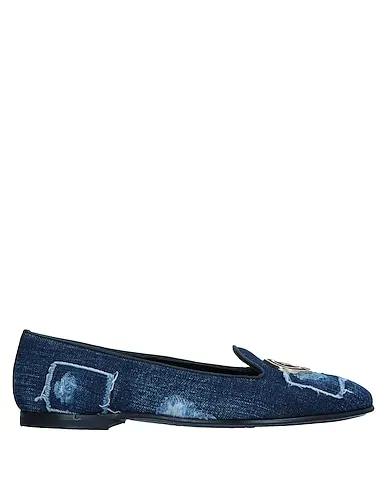 Blue Denim Loafers