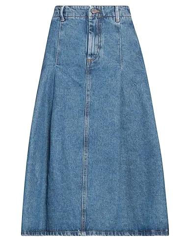 Blue Denim Midi skirt