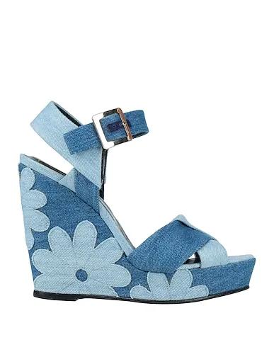 Blue Denim Sandals