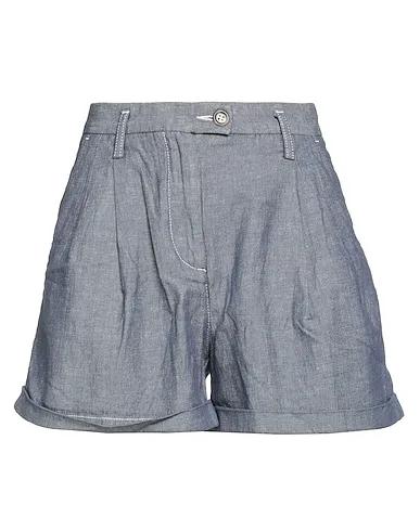 Blue Gabardine Shorts & Bermuda