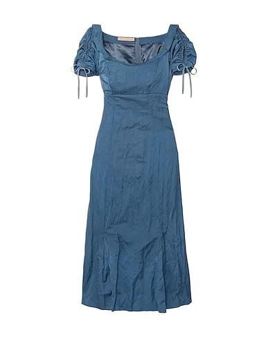 Blue Grosgrain Midi dress