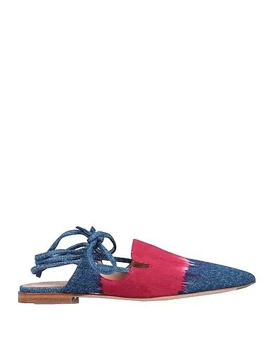 Blue Grosgrain Sandals