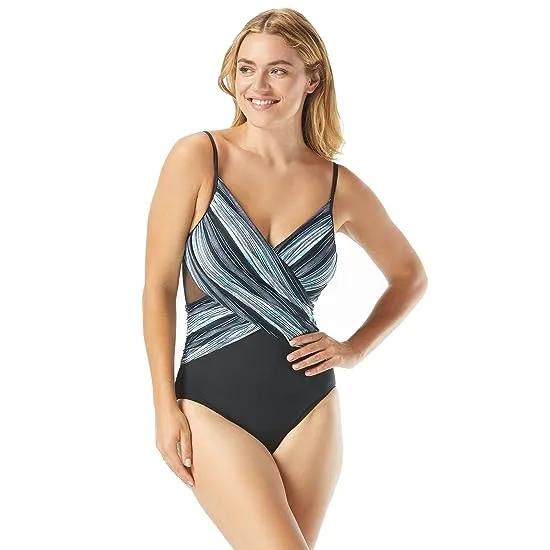 Blue Grotto Sterling V-Neck One-Piece