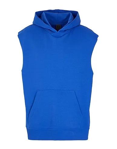 Blue Hooded sweatshirt ORGANIC COTTON SLEEVELESS HOODIE

