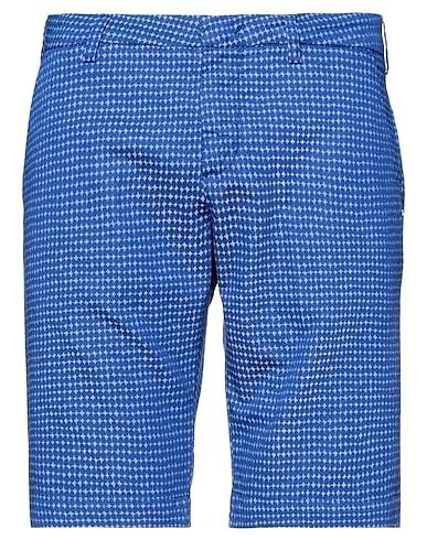 Blue Jacquard Shorts & Bermuda