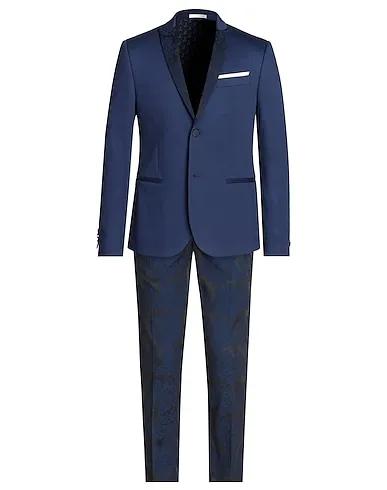 Blue Jacquard Suits