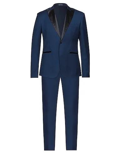 Blue Jacquard Suits