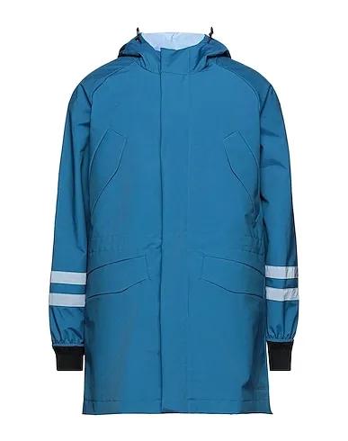 Blue Jersey Full-length jacket