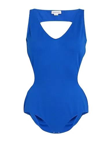 Blue Jersey Lingerie bodysuit