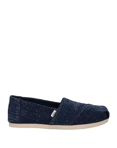 Blue Jersey Loafers