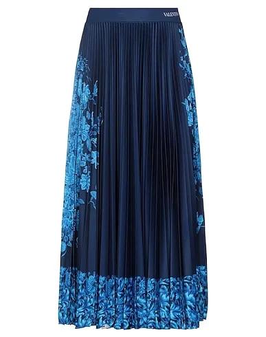 Blue Jersey Midi skirt
