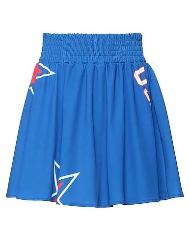 Blue Jersey Mini skirt