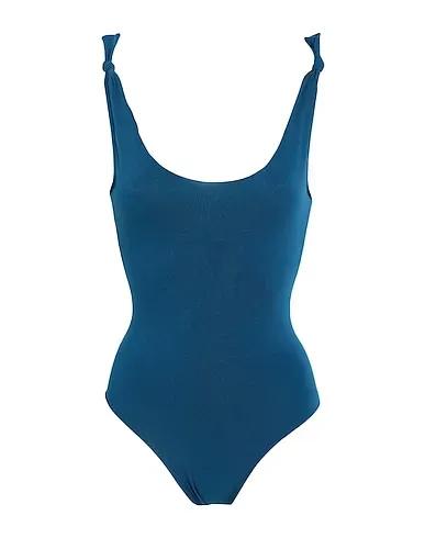 Blue Jersey One-piece swimsuits Ginestra
