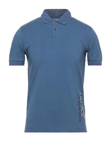 Blue Jersey Polo shirt