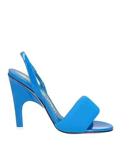 Blue Jersey Sandals