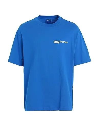 Blue Jersey T-shirt KLJ RELAXED BOX LOGO SSVL TEE
