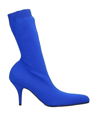 Blue Knitted Ankle boot