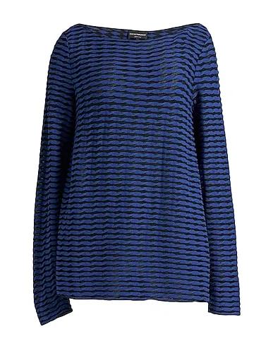 Blue Knitted Blouse