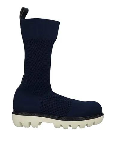 Blue Knitted Boots