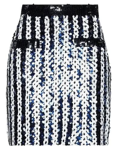 Blue Knitted Midi skirt