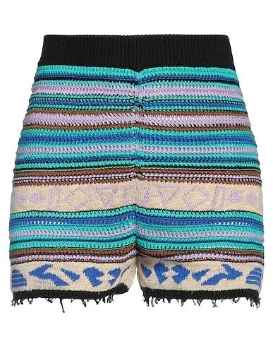 Blue Knitted Shorts & Bermuda