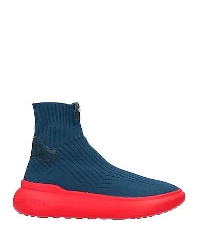 Blue Knitted Sneakers
