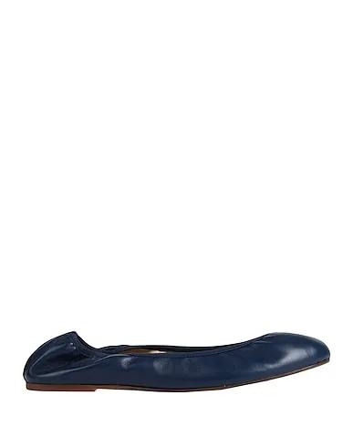 Blue Leather Ballet flats Appia