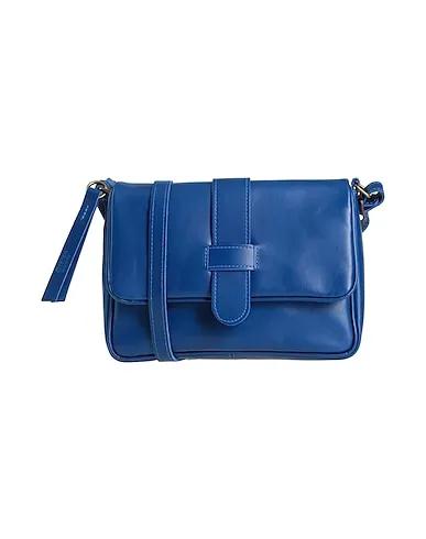 Blue Leather Cross-body bags
