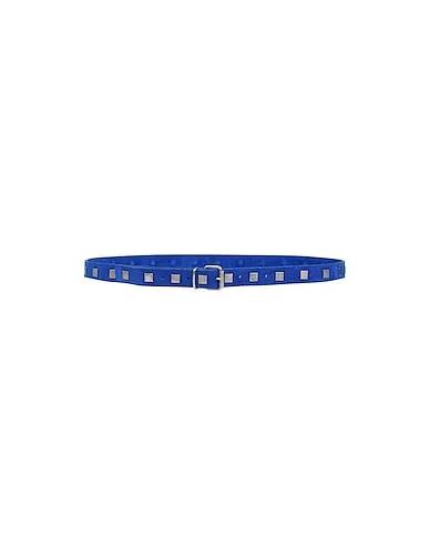 Blue Leather Regular belt