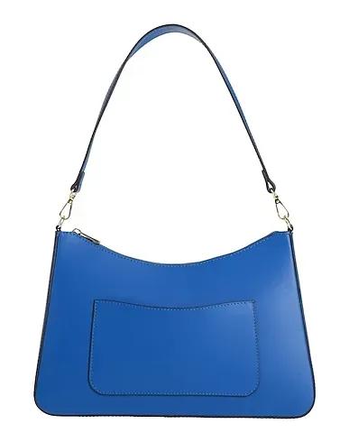 Blue Leather Shoulder bag
