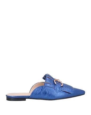 Blue Mules and clogs