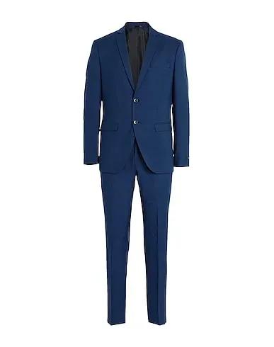 Blue Piqué Suits JPRSOLARIS SUIT NOOS
