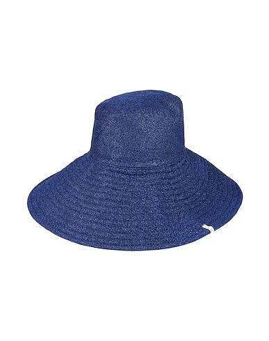 Blue Plain weave Hat