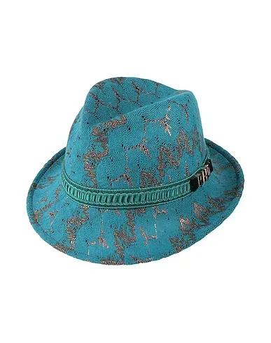 Blue Plain weave Hat