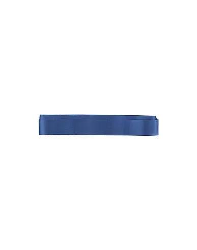 Blue Plain weave High-waist belt