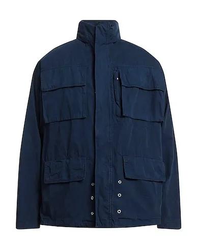 Blue Plain weave Jacket