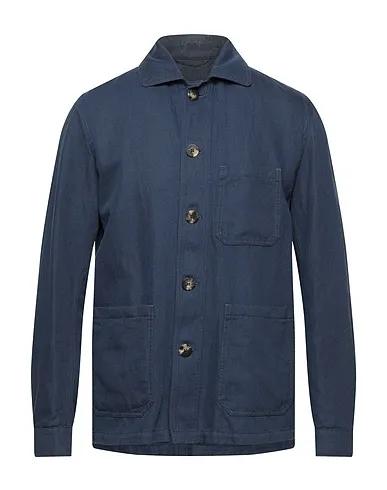 Blue Plain weave Jacket