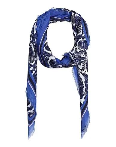 Blue Plain weave Scarves and foulards