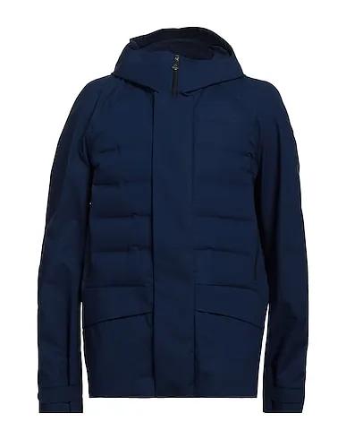 Blue Plain weave Shell  jacket