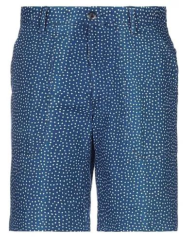 Blue Plain weave Shorts & Bermuda