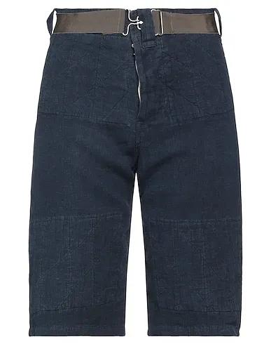 Blue Plain weave Shorts & Bermuda