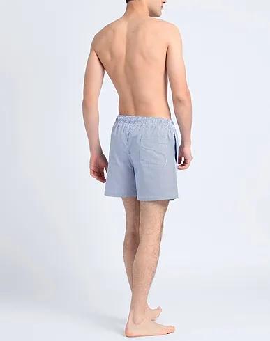 Blue Plain weave Swim shorts