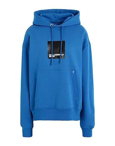 Blue Sweatshirt Hooded sweatshirt KLJ LOGO HOODIE
