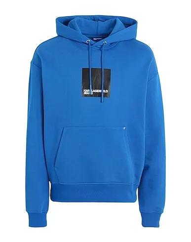 Blue Sweatshirt Hooded sweatshirt KLJ LOGO HOODIE
