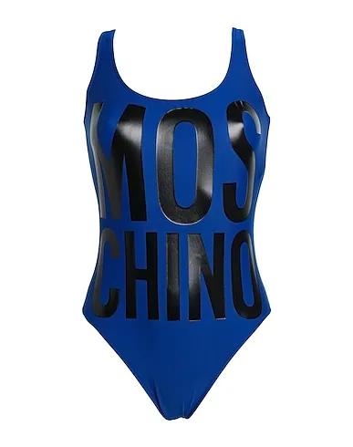 Blue Synthetic fabric One-piece swimsuits