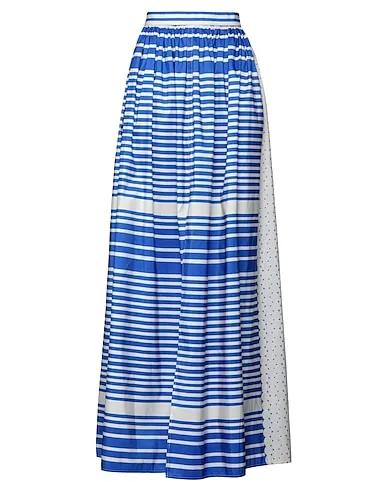 Blue Techno fabric Maxi Skirts