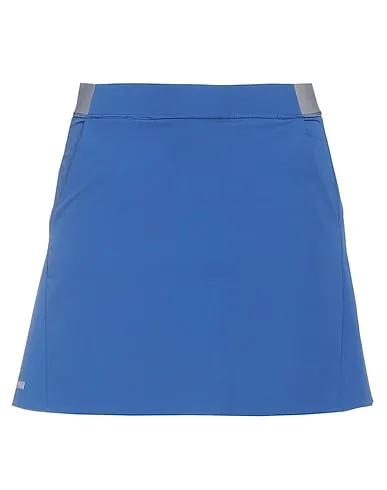 Blue Techno fabric Mini skirt